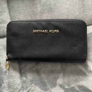 Michael Kors zip around wallet